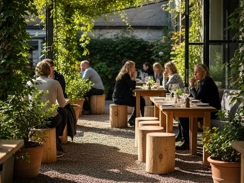 レストランテラス席